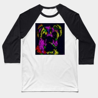 Pugs are People Too Abstract Baseball T-Shirt